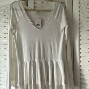 Free people Thumbhole swing top sz small
